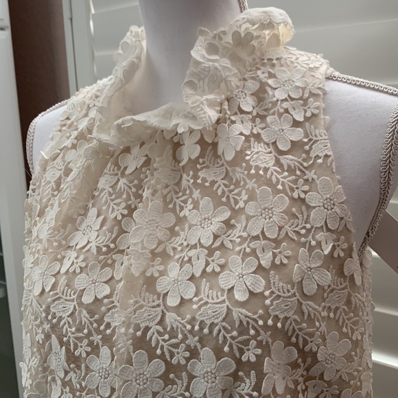 Erin Fetherston ivory evening gown - Picture 3 of 8